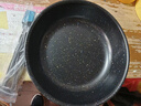 【亏本清仓】韩式麦饭石色不粘锅平底锅铁锅电磁炉不带盖 黑色小煎锅 16cm 实拍图