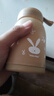 【京东物流送货上门】萌萌兔卡通水杯女牛奶玻璃杯创意便携杯子 咖色萌萌兔 330ml 1只 实拍图