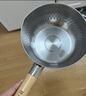 神田日本雪平锅不锈钢小奶锅热奶锅煮面泡面锅宝宝婴儿辅食锅进口汤锅 雪平锅（含玻璃盖） 18cm 实拍图