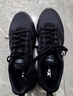 特步男鞋跑步鞋新款春季厚底旅游透气轻便皮网面休闲运动鞋慢跑鞋子男 黑色 40 实拍图