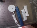 飞利浦（PHILIPS）声波电动牙刷钻石3系 生日礼物情侣款送男生女友微泡水流HX5181/02 蓝色 实拍图