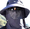 森马防晒帽男士遮阳帽钓鱼渔夫帽登山帽子夏季户外防紫外线面罩太阳帽 实拍图