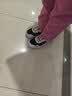 特步童鞋儿童休闲运动鞋男童女童中大童透气防滑弹力休闲运动跑步鞋 黑/浪漫粉 【9541密网款】 34 码 实拍图