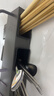 京严刀架置物架壁挂式筷笼一体厨房挂架挂钩多功能刀具锅铲收纳挂杆 实拍图