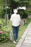 衣典零一（LEDIALYI）纯棉短袖衬衫女夏季2026新款轻奢高级感洋气小衫中年妈妈刺绣上衣 图片色 M （建议112斤内） 实拍图