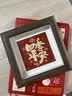 亮丽方4英寸咖啡色相框 桌面摆台 小相框 立体画 个性礼品 生日礼物 桌面小摆件 木制相框 四季平安+咖啡色相框 实拍图