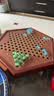 御圣 跳棋玻璃珠跳跳棋大号儿童益智早教启蒙游戏棋成人学生儿童礼物 六角形跳棋盘+【玛瑙珠套装】 实拍图