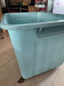 SPACEXPERT 衣物收纳箱特大号塑料整理箱车载储物箱80L蓝色 1个装 带轮 实拍图