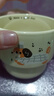 网红新款叠叠马克杯宿舍家用可爱狗陶瓷杯水杯礼物茶杯咖啡杯 奶油色 1个 280ml 奶白礼帽小狗叠叠杯【无盒装】 实拍图