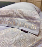胖东来同款感母婴级A类200支长绒棉四件套花卉刺绣被套全棉轻奢 母婴级A类棉(慕云灰) 床单款 2.0m四件套：被套220x240cm 实拍图