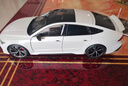 黑曼巴正版授权 1：24奥迪A6L汽车模型男女儿童玩具合金车模礼物白色 实拍图