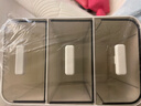 得力（deli）桌面收纳盒抽屉式透明化妆品收纳书桌办公文具置物架斜插式笔筒 【小号】三层抽屉 10.3*14*16.6cm 实拍图