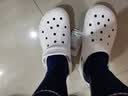 卡骆驰（CROCS）贝雅云彩女士洞洞鞋户外休闲鞋|208186 白色-100 40 (260mm) 尺码偏小，建议选大一码 实拍图