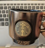 星巴克（Starbucks）棕金鎏光系列马克杯414ml水杯子桌面杯送男友女神节礼物 实拍图