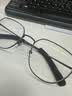 依视路（ESSILOR） 钻晶系列高清耐磨防蓝光近视超薄镜片专业配度数眼镜架男女镜框 钛+金属-全框-4023BK-黑色 镜框+依视路A4防蓝光1.56现片 实拍图