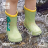 幸福玛丽（Cheerful Mario）儿童雨鞋男童雨靴水鞋2岁宝宝水鞋套鞋防滑女童幼儿防水女款胶鞋 实拍图