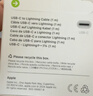 Apple/苹果 USB-C/type-c转闪电充电线-1米 数据线苹果充电线手机充电线 适用于iphone14/iphone13 实拍图