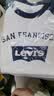李维斯（Levi's）儿童装长袖T恤秋季新款男童女童上衣宝宝打底衫 糖果白 160 /76 【建议身高152-158cm】 实拍图