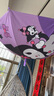 葆氏儿童雨伞女童遮阳伞长柄卡通小学生直柄晴雨两用黑胶伞紫色 实拍图