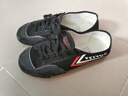 飞跃（Feiyue）24新款大博文帆布鞋男鞋体考鞋女鞋低帮布鞋田径鞋练武鞋低帮舒适 黑色 42 实拍图