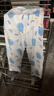 红豆儿童睡衣男女童春夏薄款纯棉家居服套装长袖裤空调服J3129浅蓝140 实拍图