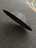 爱上雨24骨长柄雨伞男士大号自动暴雨专用伞加固结实抗风定制直杆大伞男 全纤维中棒-加大-24骨经典黑 实拍图