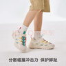 卡特兔童鞋儿童运动鞋女童老爹鞋中大童夏季网眼透气校园小白鞋男童跑步 白黄绿 29 内长18.0cm  脚长17.0-17.5 晒单实拍图