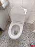 柯鲸 家用马桶坐便器大冲力超漩虹吸式静音连体座便器小户型抽水马桶 经济款  （400坑距）直冲式+大冲力 实拍图