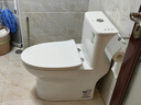 九牧（JOMOO）马桶 家用虹吸式马桶大冲力节水坐便器 防臭瞬冲 易洁抗菌马桶 行业爆款-双旋暴风冲11370-400坑 实拍图