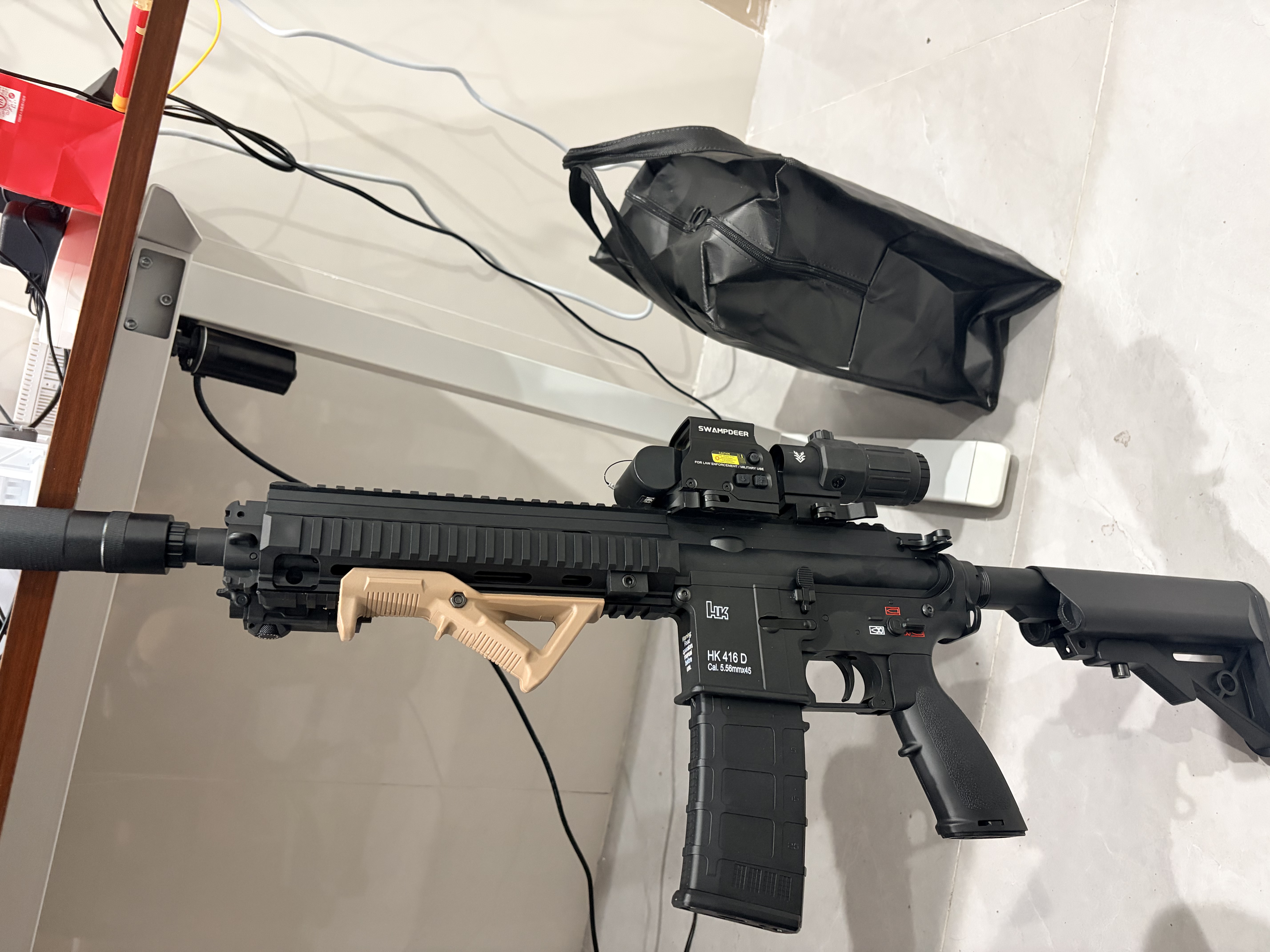 沼泽鹿TAN色558全息G33增倍镜组合瞄准镜十字瞄准镜558+G33快拆全息红点组合 558虹膜+G33黑色组合+电池+充电器 实拍图