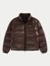 Abercrombie & Fitch男装25秋冬新款美式双拉链LOGO立领羽绒服外套132-5199 棕色 XS (170/84A) 实拍图
