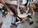 奔昂 婴儿推车可坐可躺轻便避震宝宝折叠婴儿车双向BB童车手推车 尊享卡其+可坐可躺+可折叠+可双向推行+四轮高配轮 实拍图