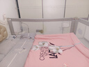 M-CASTLE床围栏婴儿童床上挡板宝宝床边防摔床护栏三面拼接防夹防掉床围挡 银河灰 单面装 2.0米 实拍图