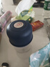 绞肉机小型打蒜器家用绞蒜切蒜器多功能辅食料理机电动蒜泥神器蒜蓉机自动切菜机压蒜器 宝蓝色- 0.26L （升级大电机） 实拍图