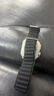 适用applewatch苹果S10手表腕带S9高级感时尚手表带iwatchSE米兰金属8运动尼龙回环ultra2海洋硅胶 【高山回环】黑色44/45/46/49mm 实拍图
