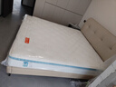 全友家居 奶油风头层牛皮茉伊真皮床头软包靠背卧室家用1.8米双人大床 实拍图