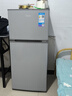美的（Midea）112L两门小冰箱灰色双温小冰箱迷你家用宿舍租房灵活摆放节能低音深冷速冻 BCD-112CM 实拍图