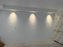 雷士（NVC）LED射灯客厅过道背景嵌入式洗墙小山丘铝材7瓦三色白杯【莲华】 实拍图