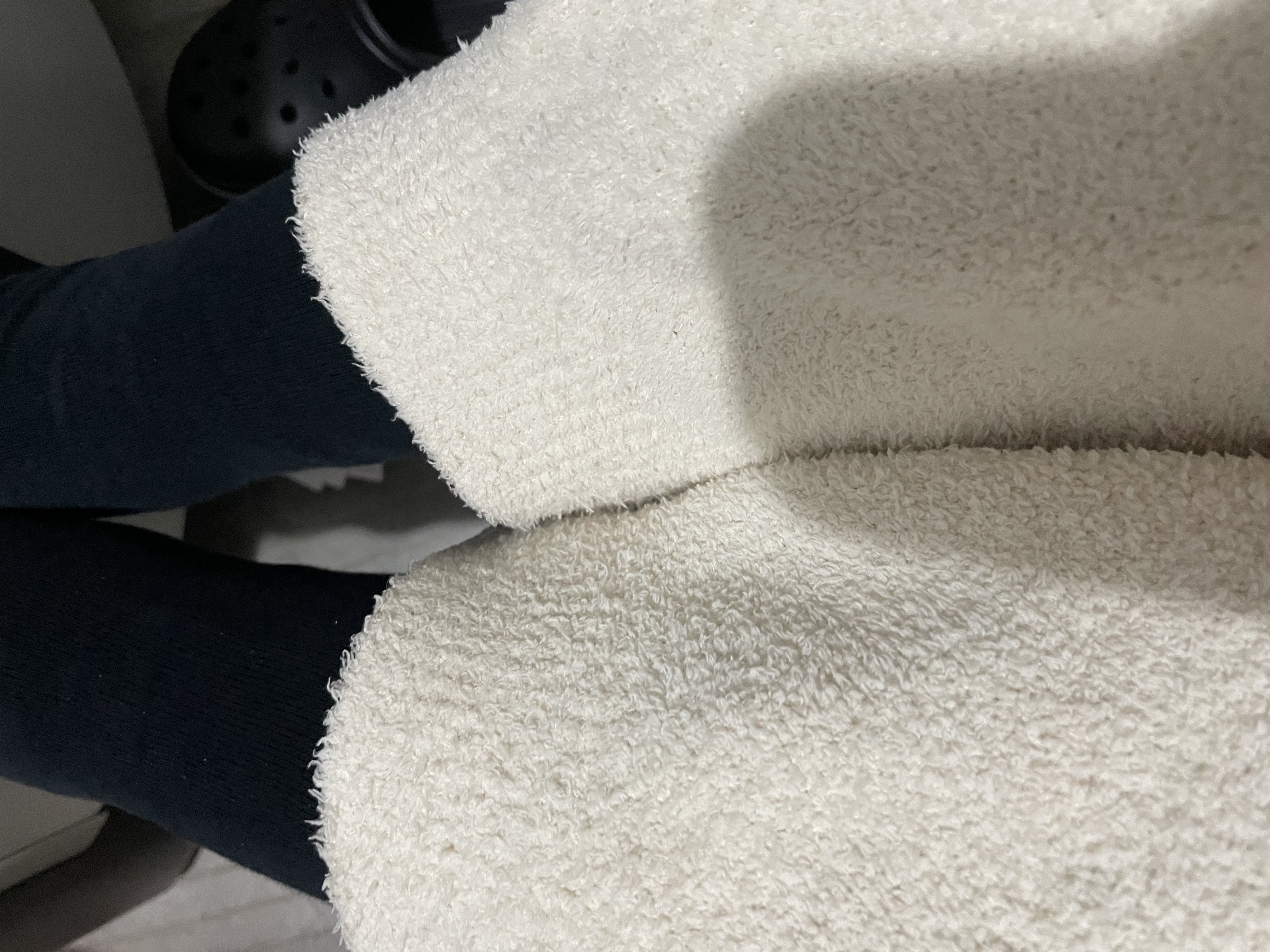 蕉内【王一博同款】绒绒500E睡衣男女士保暖情侣家居服套装冬季可外穿 【女圆领】锂白 XL 实拍图