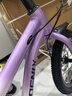 凤凰（Phoenix）儿童自行车脚踏车自行车3-8-12-18岁童车双碟刹带辅助轮16寸紫色 实拍图