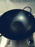 王源吉铁锅炒锅精铸铁无涂层不沾炒菜锅具燃气灶电磁炉通用36cm 实拍图