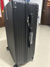 ULDUM行李箱男旅登机箱行箱子铝框拉杆箱学生小型登机密码箱皮箱开学季 星耀铂金拉链-尊贵黑 26英寸 【可托运】 实拍图