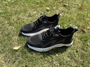 七匹狼男鞋子百搭网面休闲鞋2026新款轻便防臭跑鞋夏季透气休闲运动鞋男 黑色 40 （尺码偏大） 实拍图