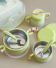 babycare儿童餐具辅食碗保温碗宝宝吃饭工具新生婴儿礼盒送礼5件套绿PPSU 实拍图