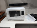 东芝（TOSHIBA）白珍珠水波炉高奢款家用微波炉烤箱微蒸烤炸炖一体机蒸烤箱28L触控彩屏ER-YD95CNW 实拍图