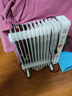 美的（Midea）取暖器电暖器片电油汀家用13片油汀防烫电暖气片大面积恒温加湿烘衣电热油汀 【热销款】13片散热机械式白色 实拍图