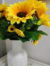 盛世泰堡 向日葵仿真花插花装饰塑料绢花假花客厅餐厅场景布置道具3束装 实拍图