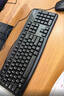 罗技（Logitech）MK106 键鼠套装 有线键鼠套装 办公键鼠套装 电脑键盘 紧凑型 黑色 实拍图