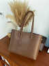 viney牛皮包包女包大容量托特包单肩包手提包生日礼物高级感送女友老婆 实拍图