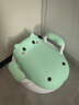 小哈伦儿童马桶婴儿坐便器婴幼儿尿盆小孩宝宝小便器升级3D软垫托帕绿 实拍图